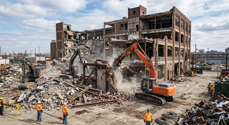 Industrial Demolition in Houston, TX